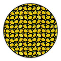 Mango Pattern Print Round Floor Mat