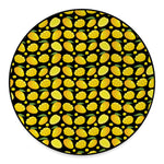 Mango Pattern Print Round Floor Mat