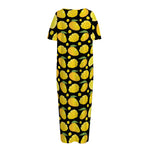 Mango Pattern Print Short Sleeve Long Nightdress