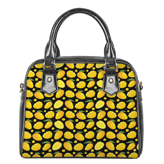 Mango Pattern Print Shoulder Handbag