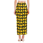 Mango Pattern Print Side Slit Maxi Skirt