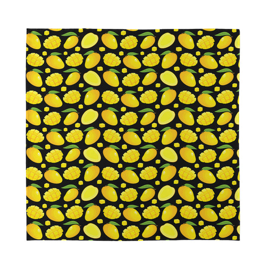 Mango Pattern Print Silk Bandana