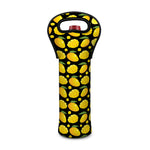 Mango Pattern Print Single Neoprene Wine Tote