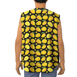 Mango Pattern Print Sleeveless Baseball Jersey