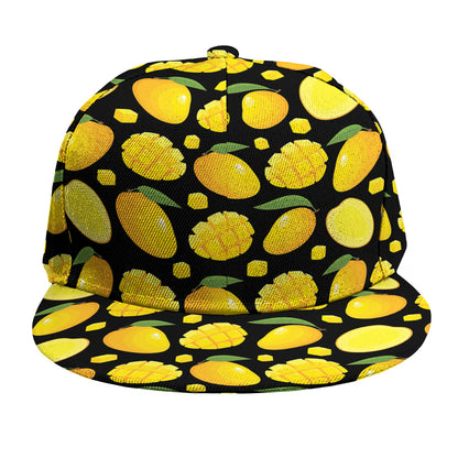 Mango Pattern Print Snapback Cap
