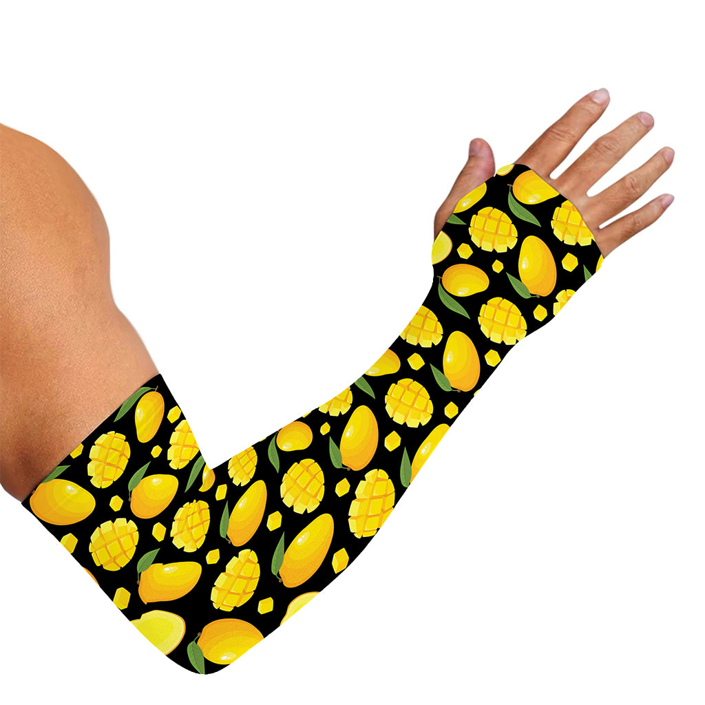 Mango Pattern Print Sun Protection Arm Sleeves