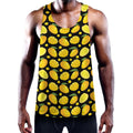 Mango Pattern Print Men's Workout Tank Top