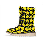 Mango Pattern Print Winter Boots