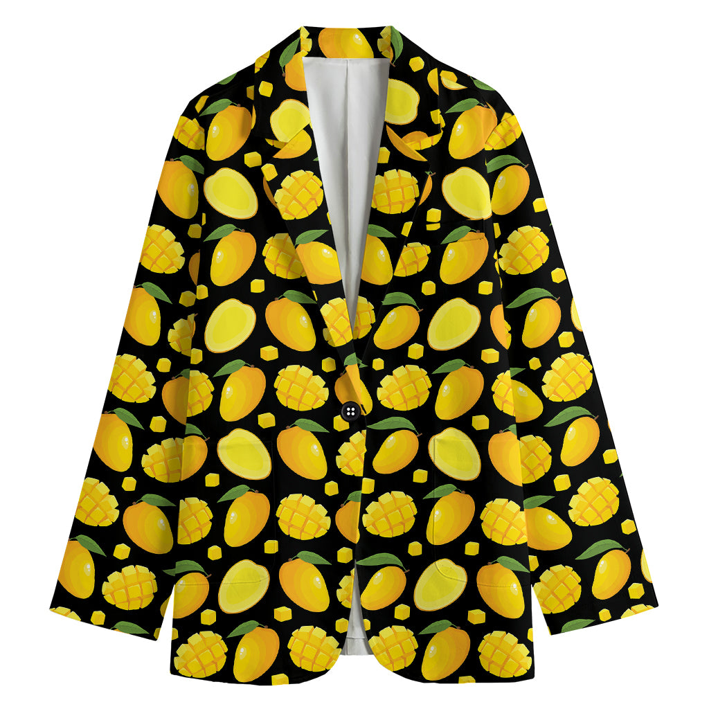 Mango Pattern Print Women's Blazer