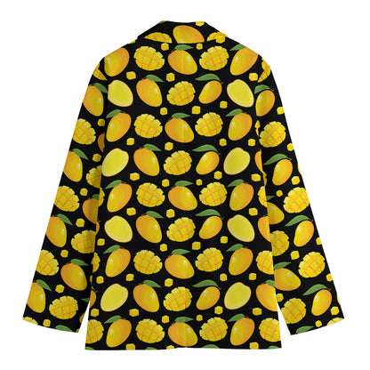 Mango Pattern Print Women's Blazer