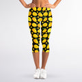 Mango Pattern Print Women's Capri Leggings