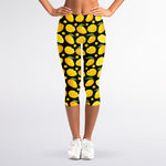 Mango Pattern Print Women's Capri Leggings