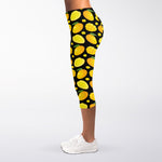 Mango Pattern Print Women's Capri Leggings