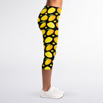 Mango Pattern Print Women's Capri Leggings