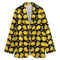 Mango Pattern Print Women's Cotton Blazer