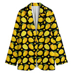 Mango Pattern Print Women's Cotton Blazer
