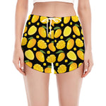 Mango Pattern Print Women's Split Running Shorts
