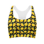 Mango Pattern Print Women's Sports Bra