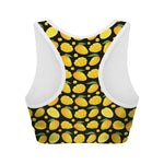 Mango Pattern Print Women's Sports Bra