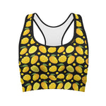 Mango Pattern Print Women's Sports Bra