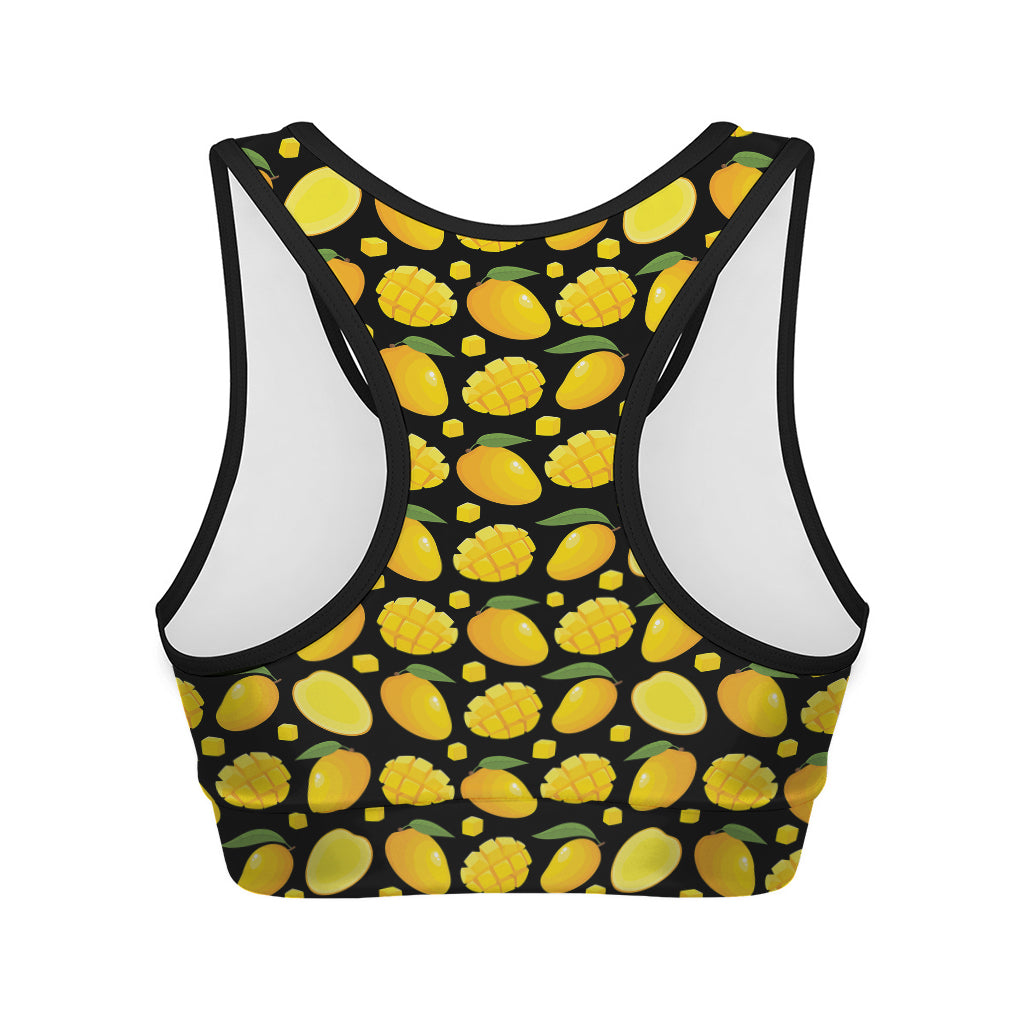 Mango Pattern Print Women's Sports Bra