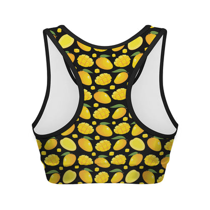 Mango Pattern Print Women's Sports Bra