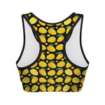 Mango Pattern Print Women's Sports Bra