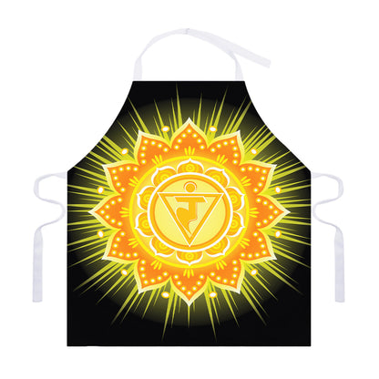 Manipura Chakra Mandala Print Adjustable Apron