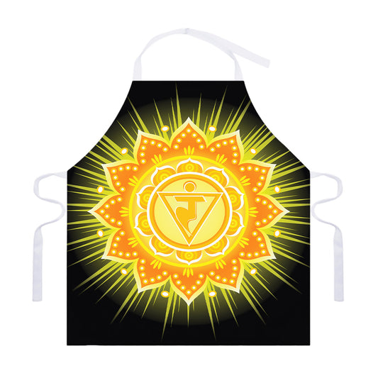 Manipura Chakra Mandala Print Adjustable Apron