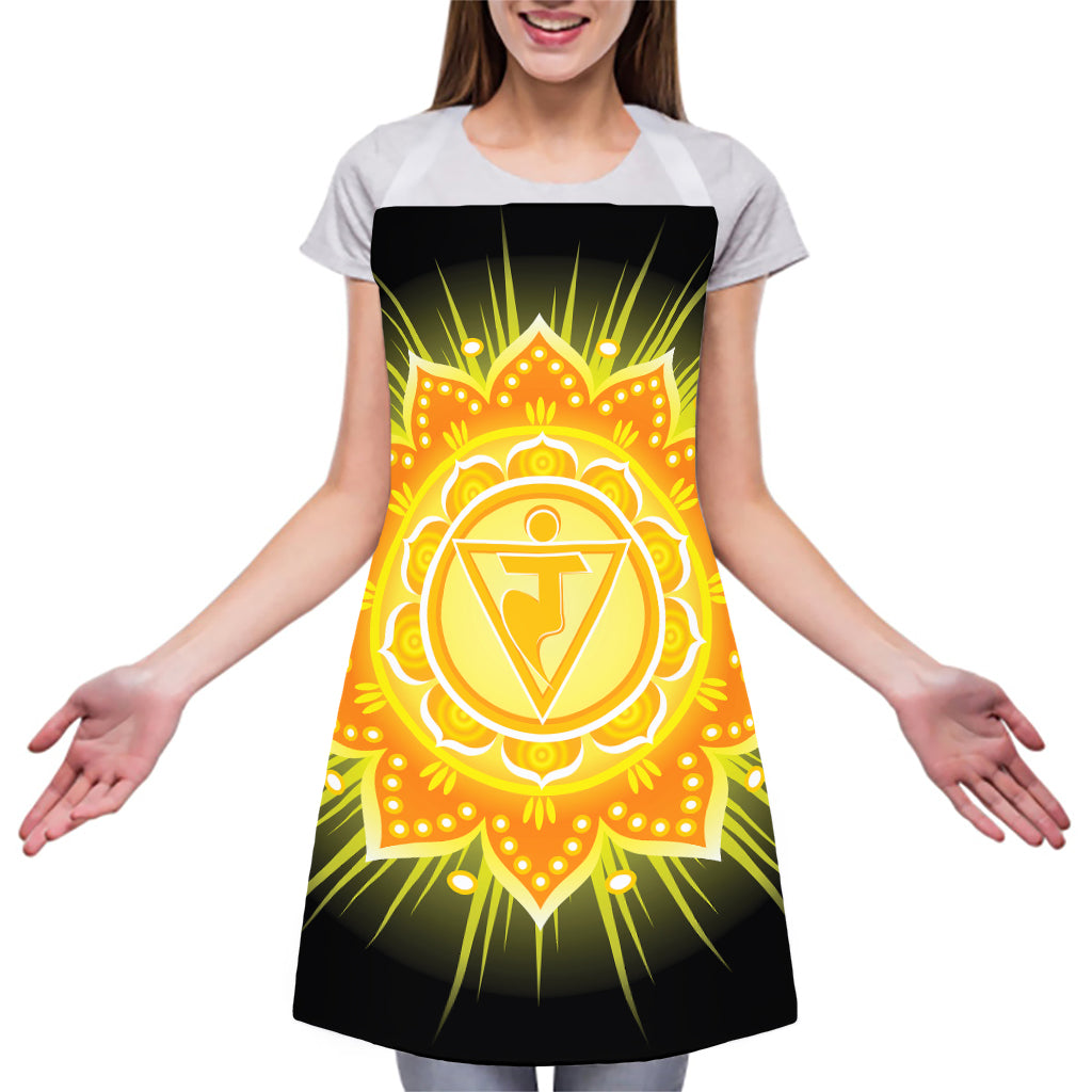 Manipura Chakra Mandala Print Adjustable Apron