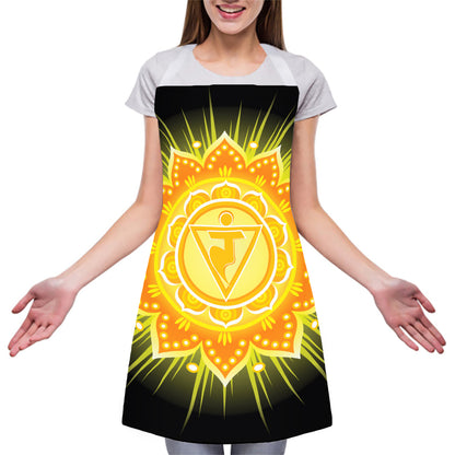 Manipura Chakra Mandala Print Adjustable Apron
