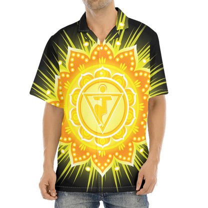 Manipura Chakra Mandala Print Aloha Shirt
