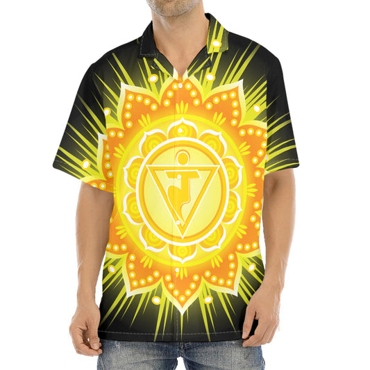 Manipura Chakra Mandala Print Aloha Shirt