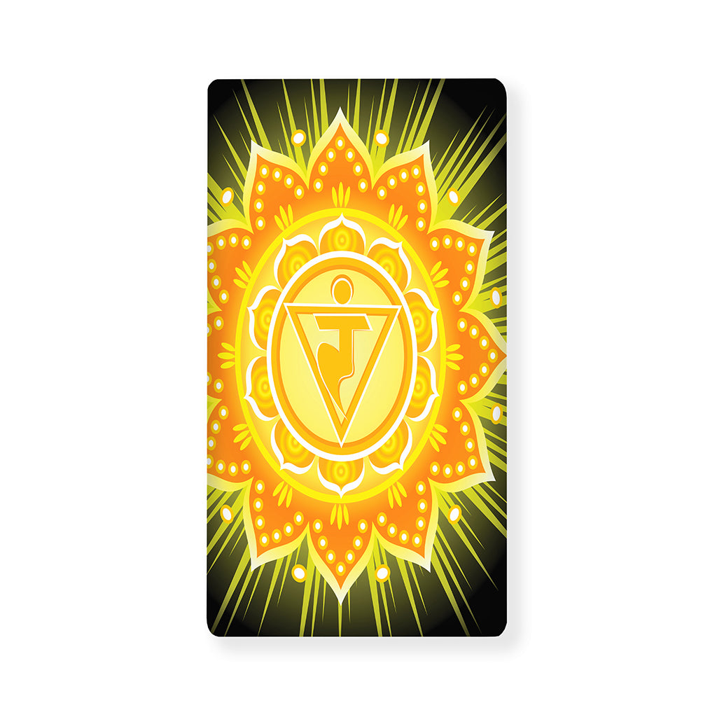 Manipura Chakra Mandala Print Baby Crib Sheet