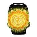 Manipura Chakra Mandala Print Baby Seat Cover