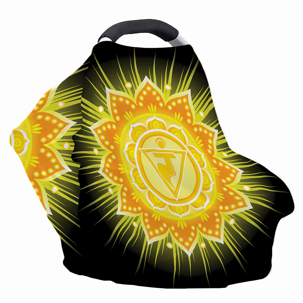 Manipura Chakra Mandala Print Baby Seat Cover