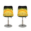 Manipura Chakra Mandala Print Bar Stool Covers