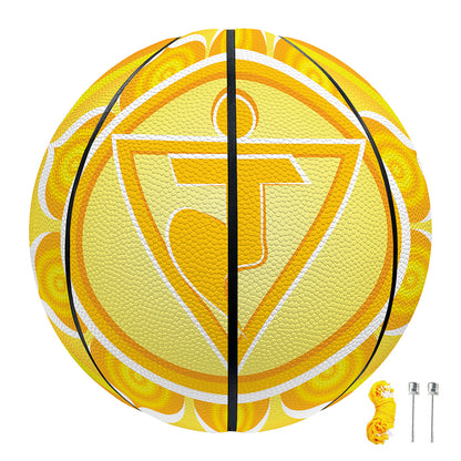 Manipura Chakra Mandala Print Basketball