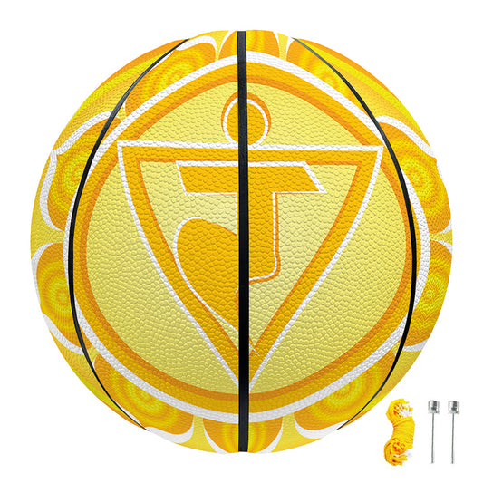 Manipura Chakra Mandala Print Basketball