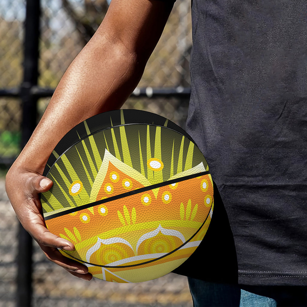 Manipura Chakra Mandala Print Basketball
