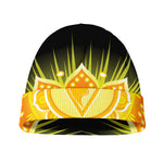 Manipura Chakra Mandala Print Beanie