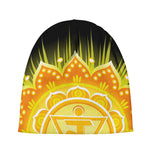Manipura Chakra Mandala Print Beanie