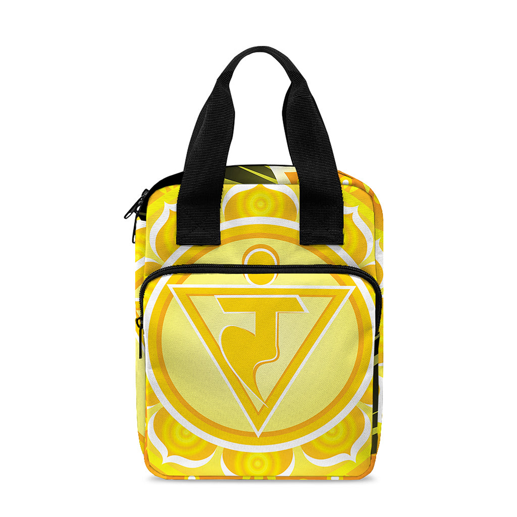 Manipura Chakra Mandala Print Bible Tote Bag