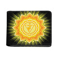 Manipura Chakra Mandala Print Bifold Wallet
