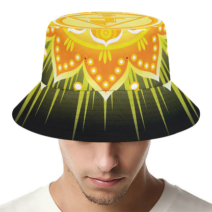 Manipura Chakra Mandala Print Bucket Hat