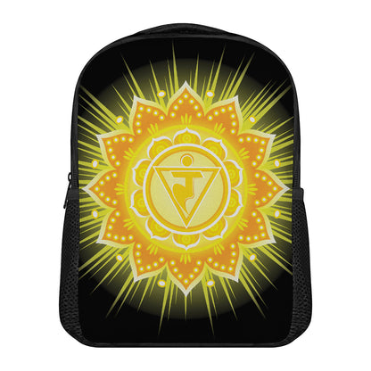 Manipura Chakra Mandala Print Casual Backpack