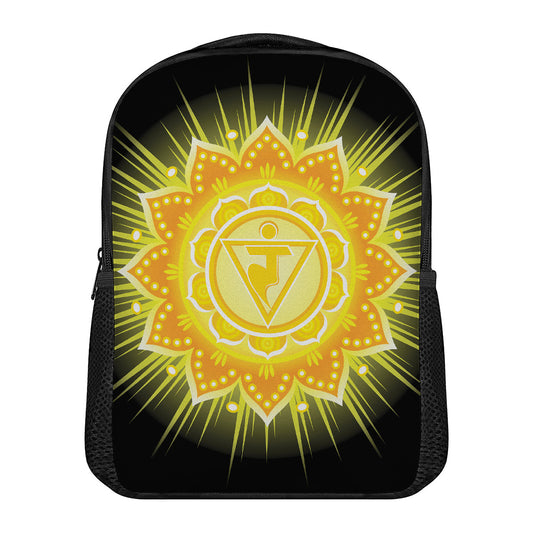 Manipura Chakra Mandala Print Casual Backpack