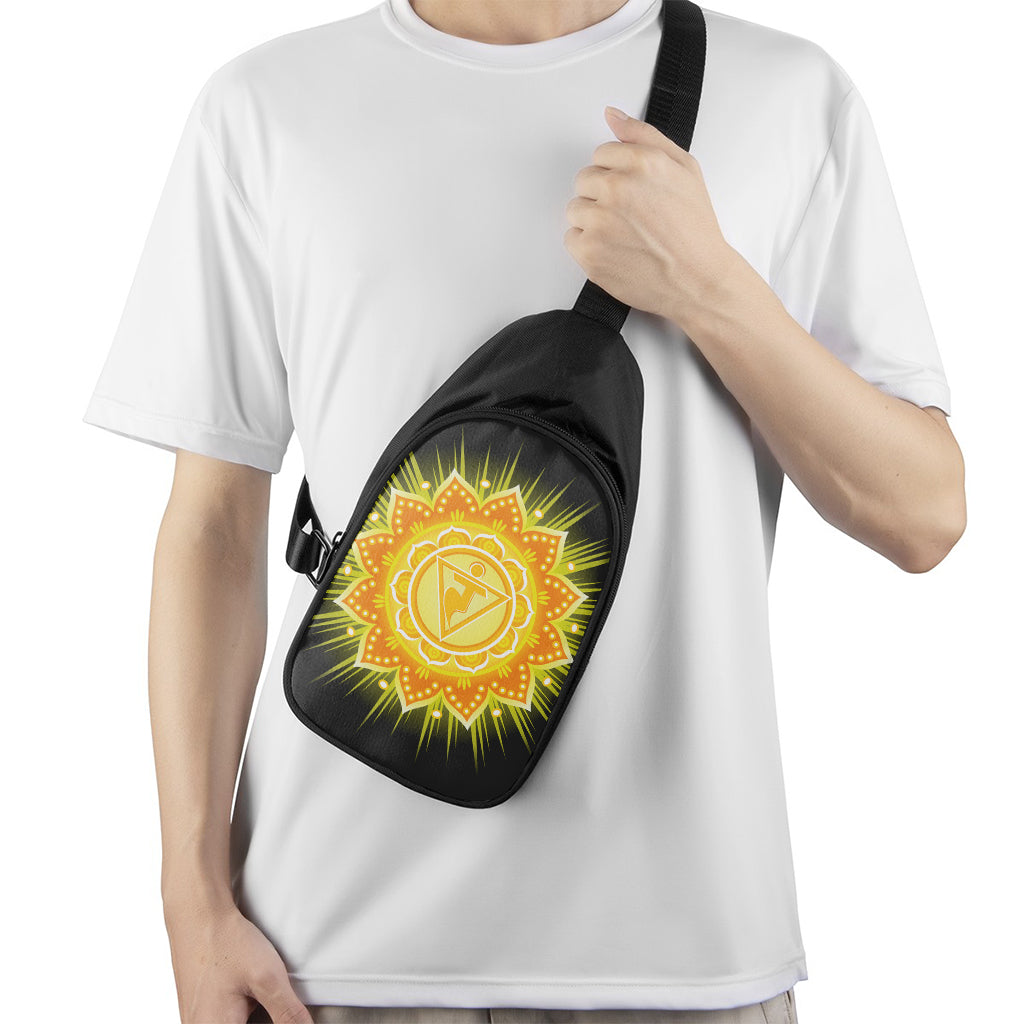 Manipura Chakra Mandala Print Chest Bag