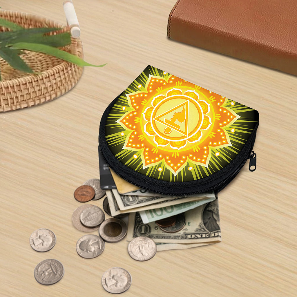 Manipura Chakra Mandala Print Coin Purse