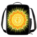 Manipura Chakra Mandala Print Crossbody Lunch Bag